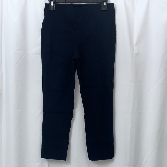 Women’s Talbots Navy Pull On Pants Size 4P EUC - Picture 2 of 6